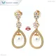 Custom white pearl earrings Company Manufacturer | Tianyu gems 1