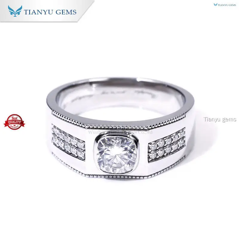Latest mens gold diamond ring Supply | Tianyu gems 1