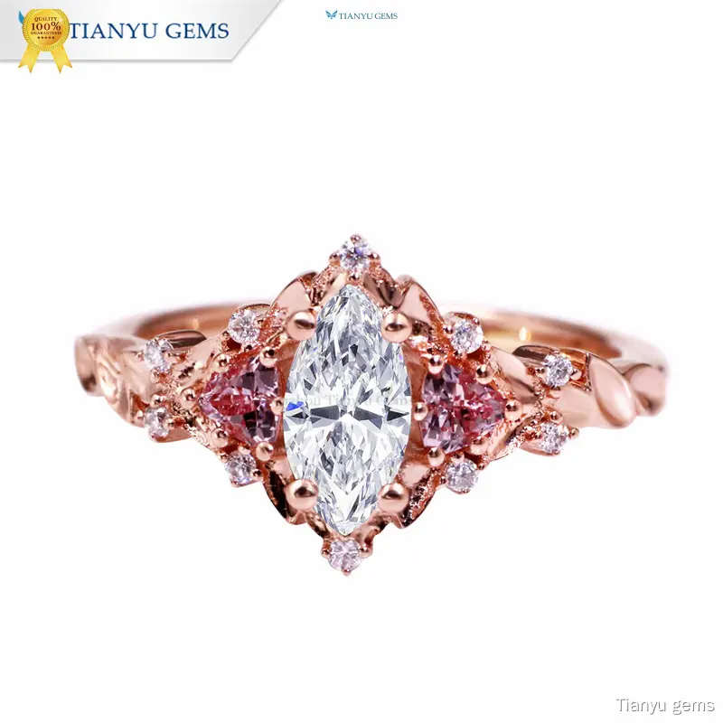 New best moissanite engagement rings Suppliers | Tianyu gems 1