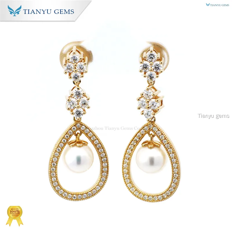 Custom gold pearl necklace Supply Manufacturer | Tianyu gems 1