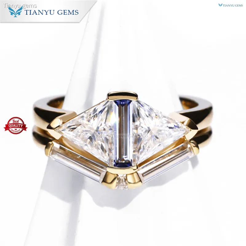 Wholesale women bridal ring sets Supply | Tianyu gems 1