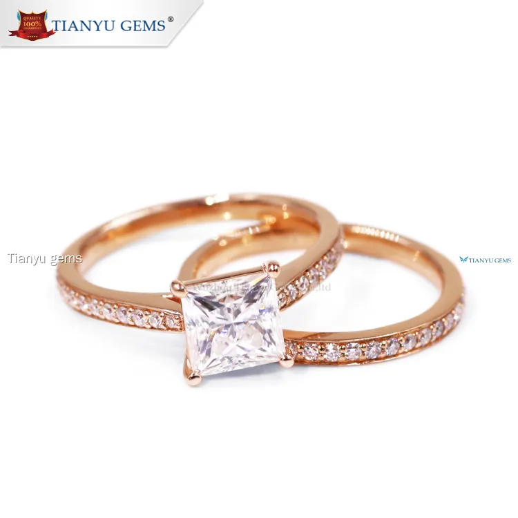 Tianyu gems | High-quality affordable engagement ring sets Factory 1