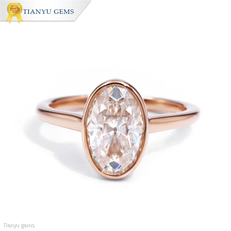 High-quality heart shaped diamond engagement ring Manufacturers | Tianyu gems 1