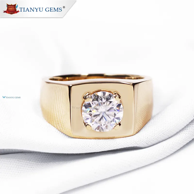 mens moissanite rings at Wholesale Prices | Tianyu gems 1
