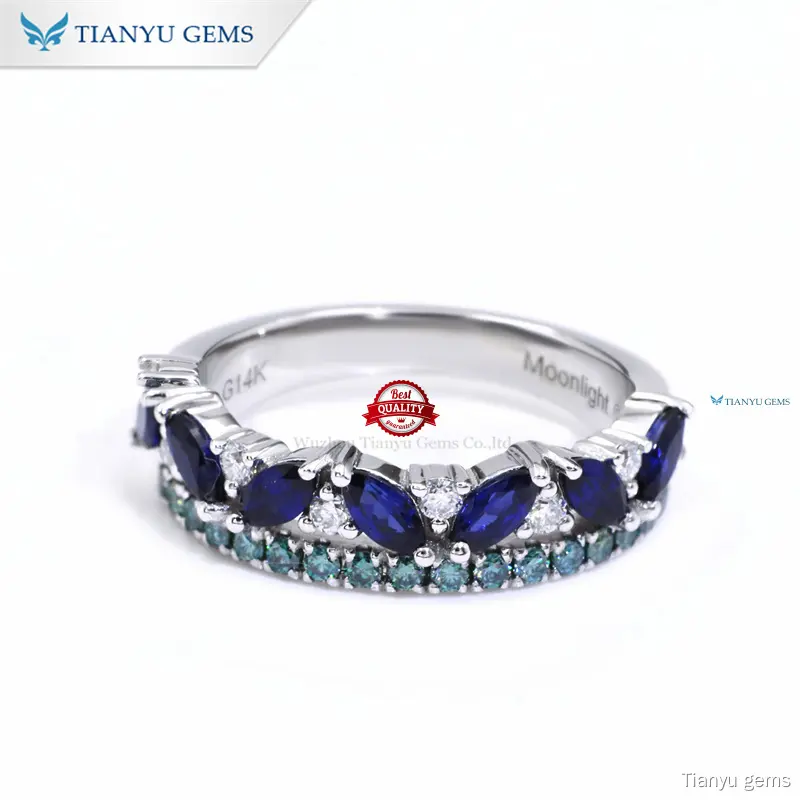 Latest modern gemstone rings Company | Tianyu gems 1