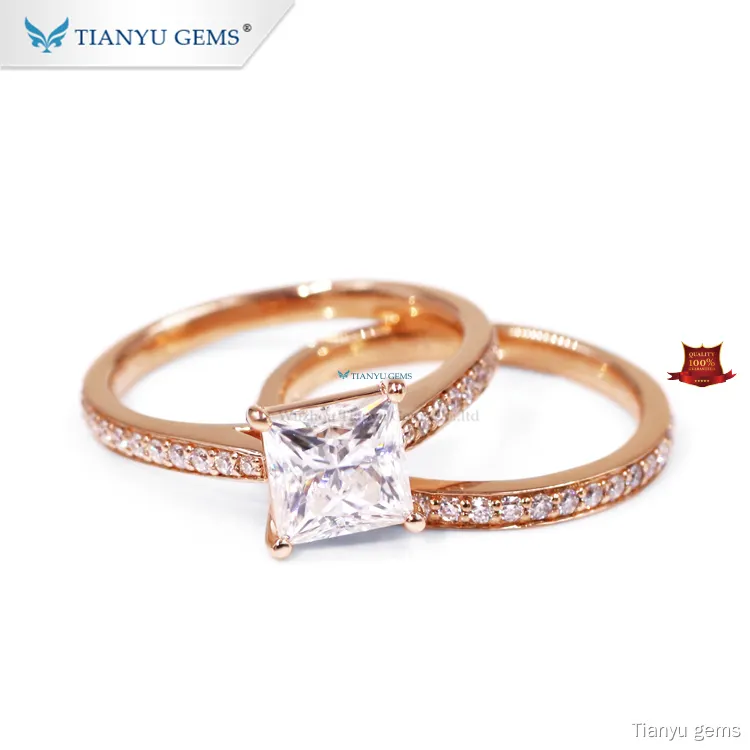 Tianyu gems | Custom affordable wedding ring sets for her Suppliers 1
