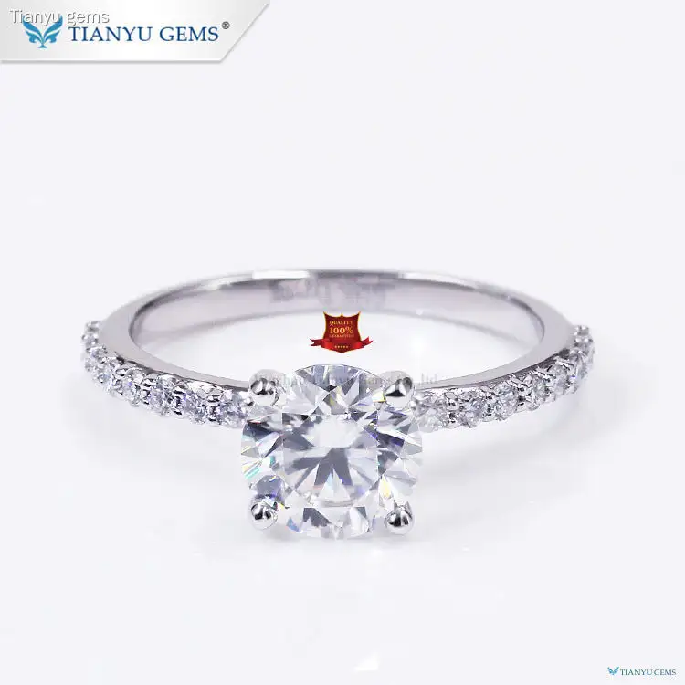 Custom contemporary engagement rings Factory | Tianyu gems 1