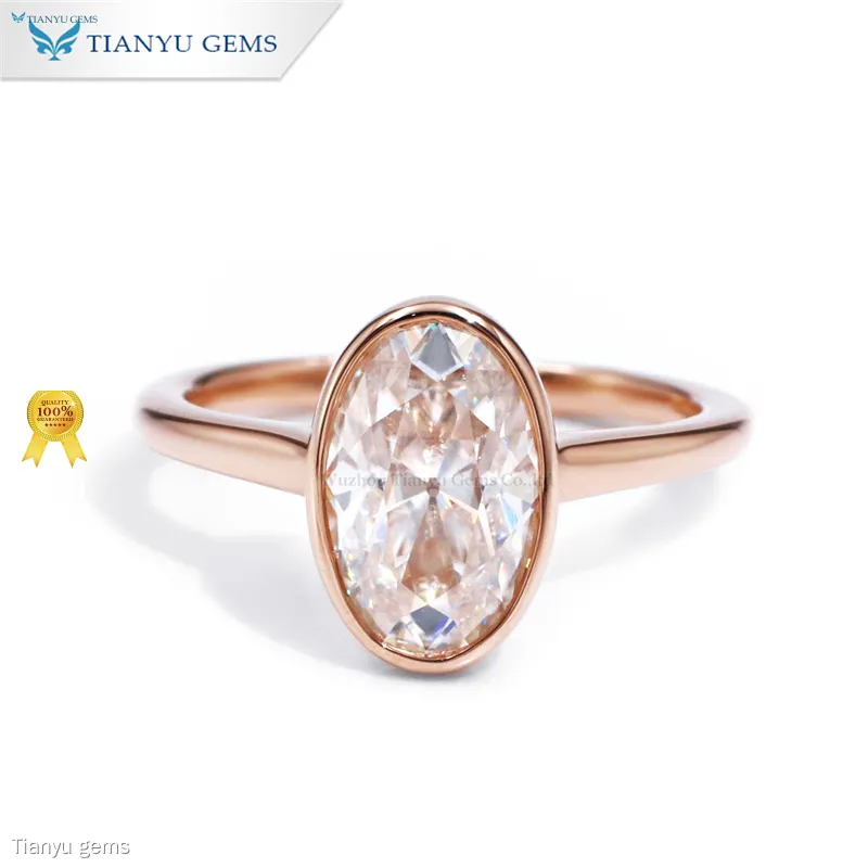 Best gold band engagement rings Company | Tianyu gems 1