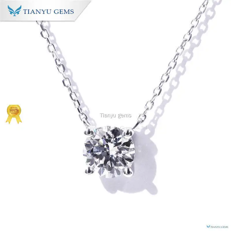 High-quality artificial diamond necklace Factory | Tianyu gems 1