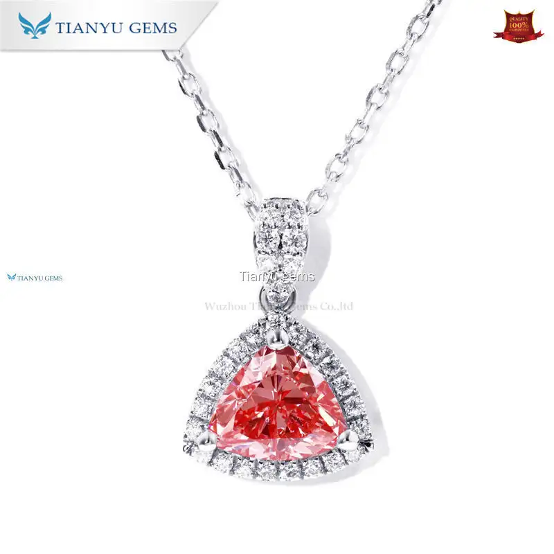 Top lab grown diamonds necklace Suppliers | Tianyu gems 1