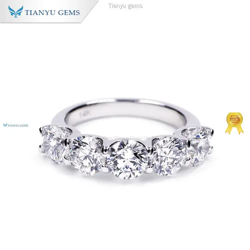 Custom women's lab diamond rings Manufacturers Manufacturer | Tianyu gems 1