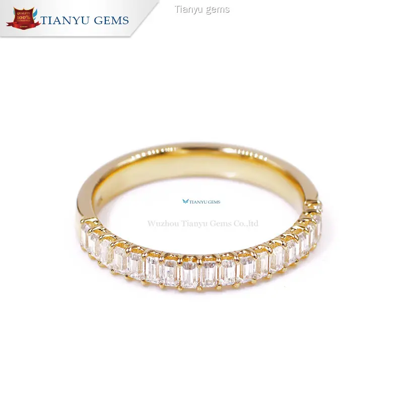 Tianyu gems | Top pear cut wedding ring Supply 1