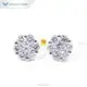 Custom women's lab created diamond earrings Supply | Tianyu gems 1