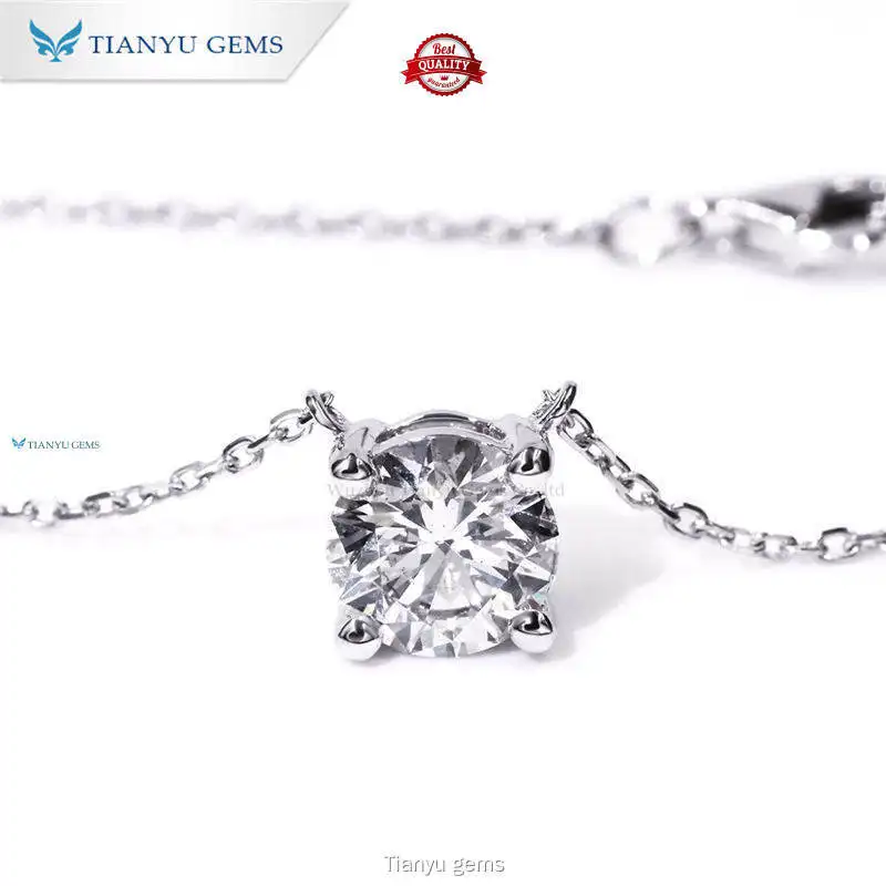 Custom lab diamond necklace for sale Manufacturers Manufacturer | Tianyu gems 1