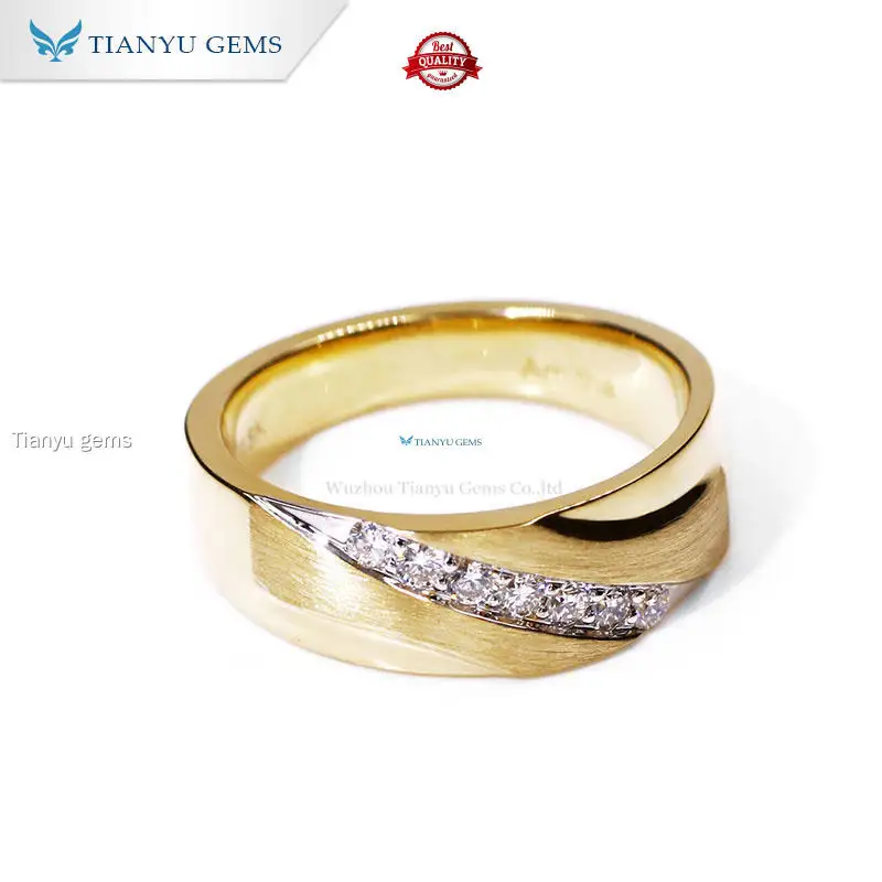 Custom male engagement rings Manufacturers Manufacturer | Tianyu gems 1