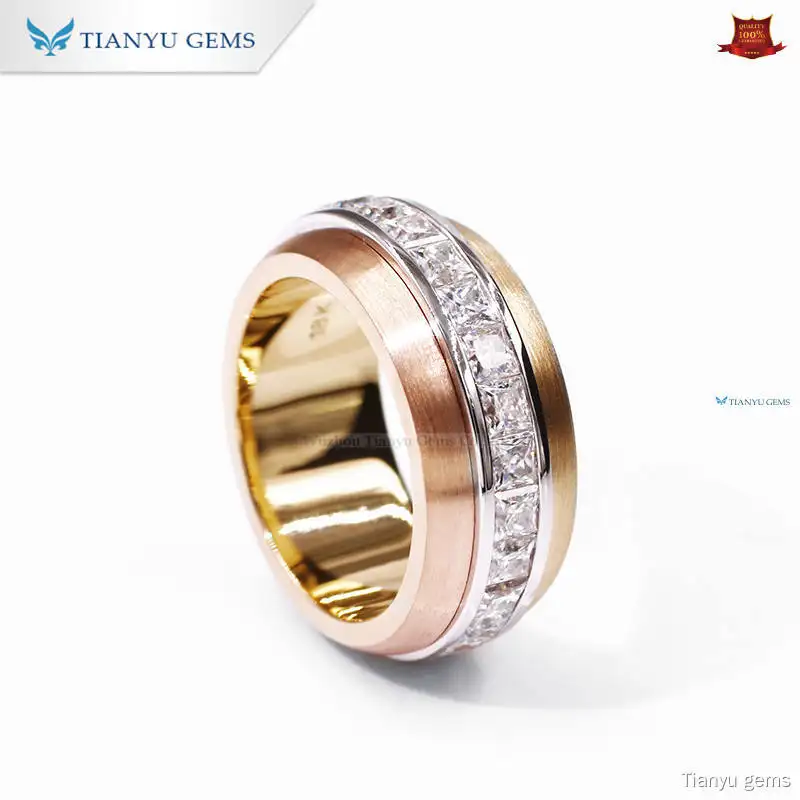 24 carat gold ring for men at Wholesale Prices | Tianyu gems 1