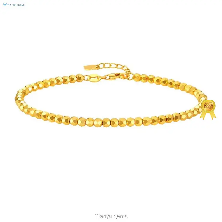 Tianyu gems | High-quality 24k gold necklace Company 1