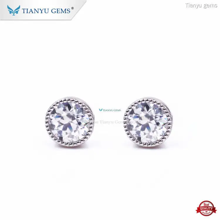lab diamond earrings for sale at Wholesale Prices | Tianyu gems 1