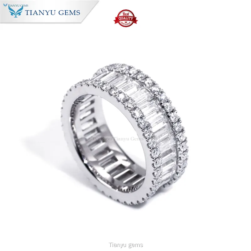 Tianyu gems | New lab grown diamond wedding band Supply 1