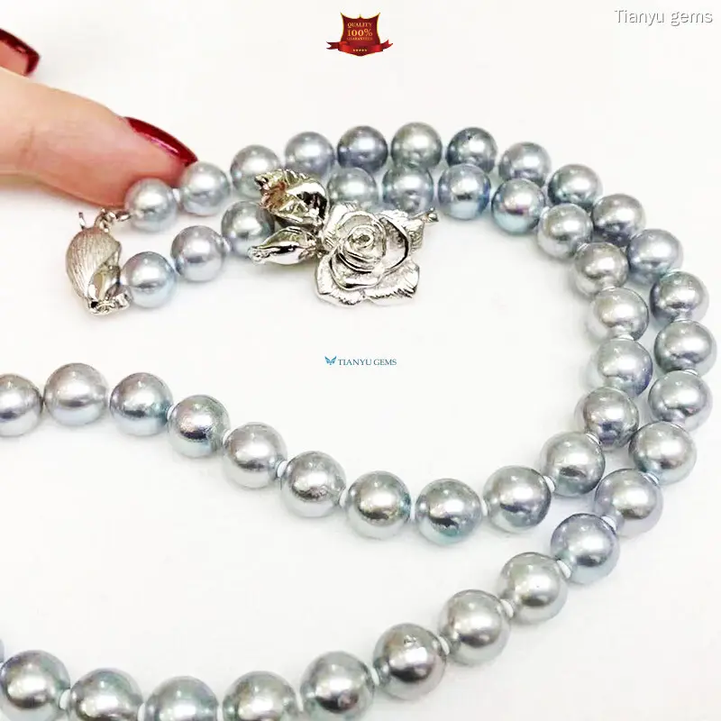 Tianyu gems | Wholesale pearl and diamond earrings Factory 1