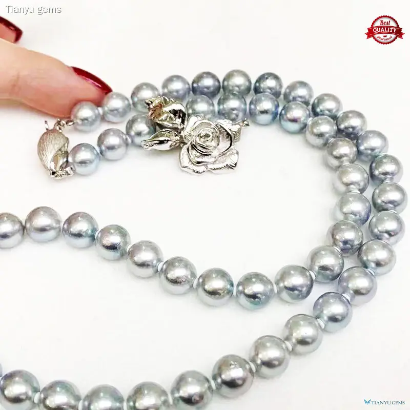 Custom white pearl earrings Factory Manufacturer | Tianyu gems 1