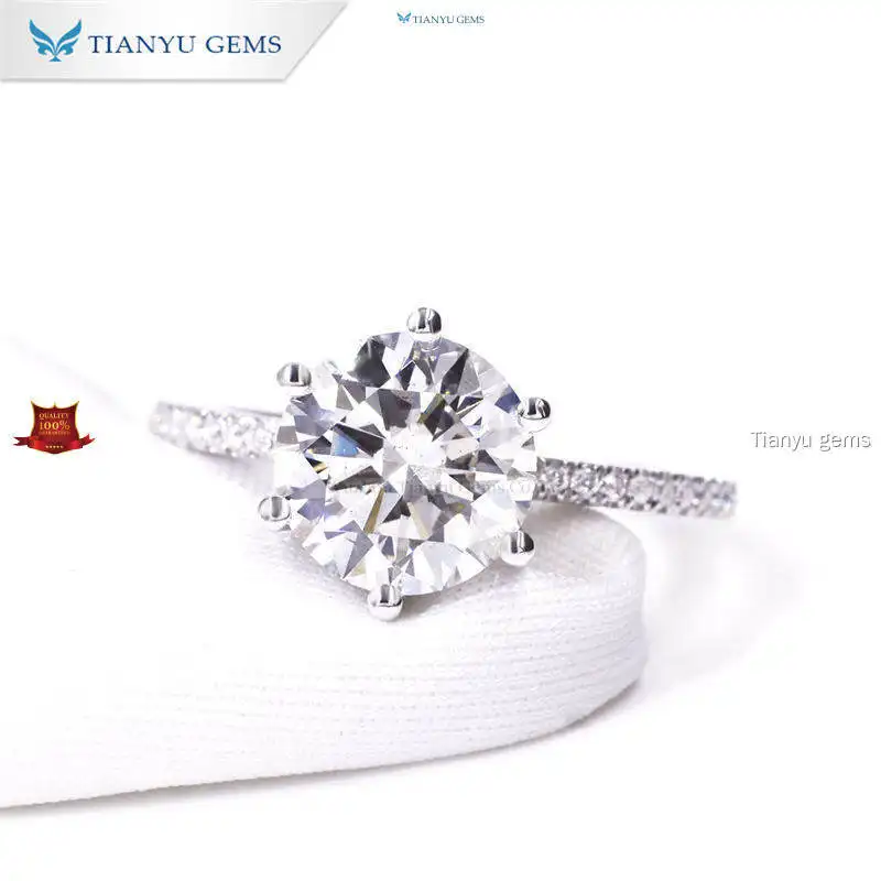 lab diamond band ring at Wholesale Prices | Tianyu gems 1