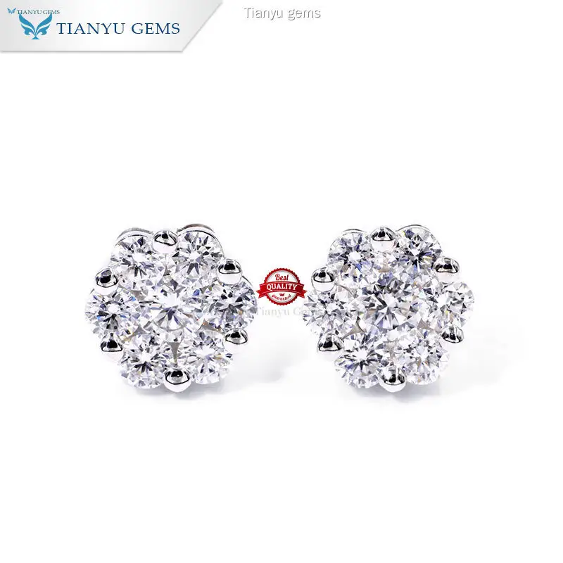 Tianyu gems | High-quality lab grown diamond earrings for sale Company 1