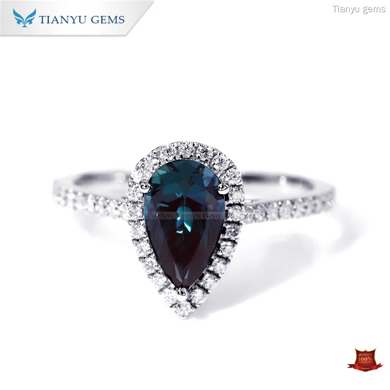 Custom square gemstone ring Company | Tianyu gems 1