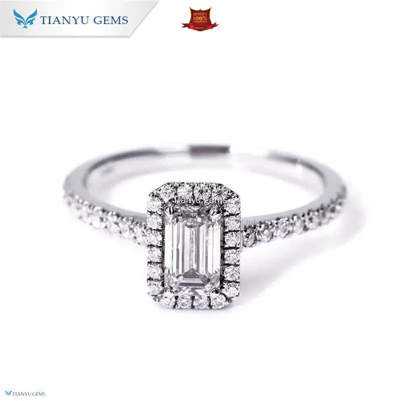 New affordable lab diamond rings Suppliers | Tianyu gems 1