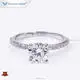 Custom laboratory grown diamond engagement rings Factory Manufacturer | Tianyu gems 1