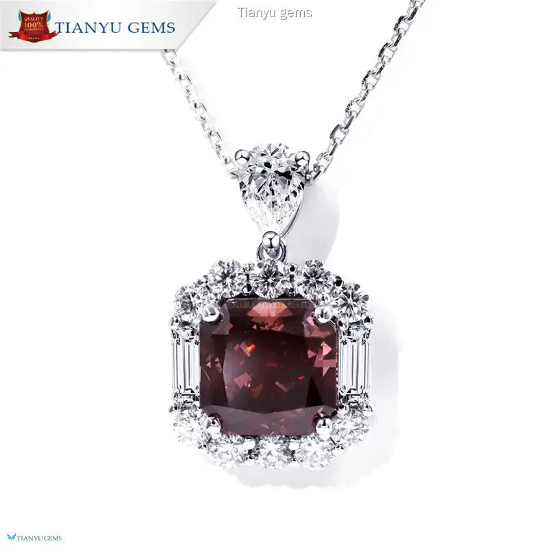 Tianyu gems | Top artificial diamond necklace Company 1