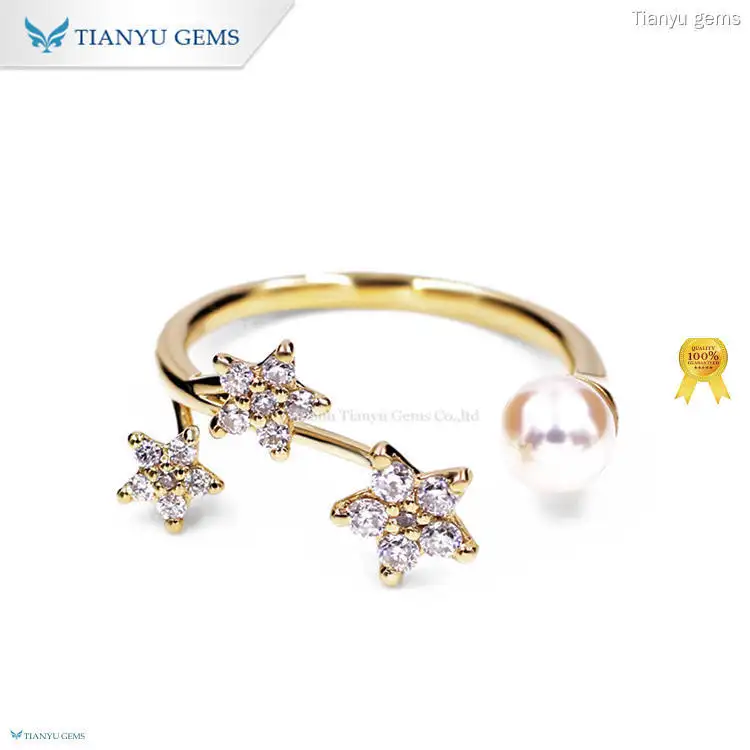 Tianyu gems | High-quality gold pearl necklace Suppliers 1