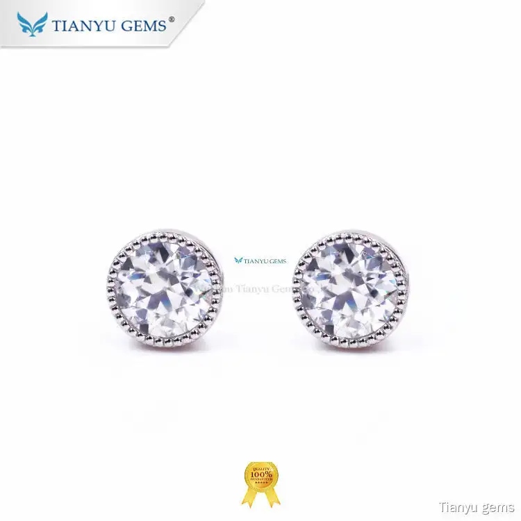 Best lab made diamond earrings Company | Tianyu gems 1