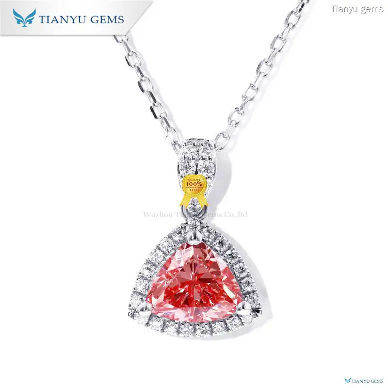 Tianyu gems | High-quality lab diamond necklaces Manufacturers 1