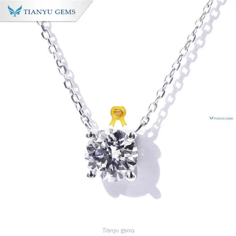 Best lab diamond necklaces Factory | Tianyu gems 1