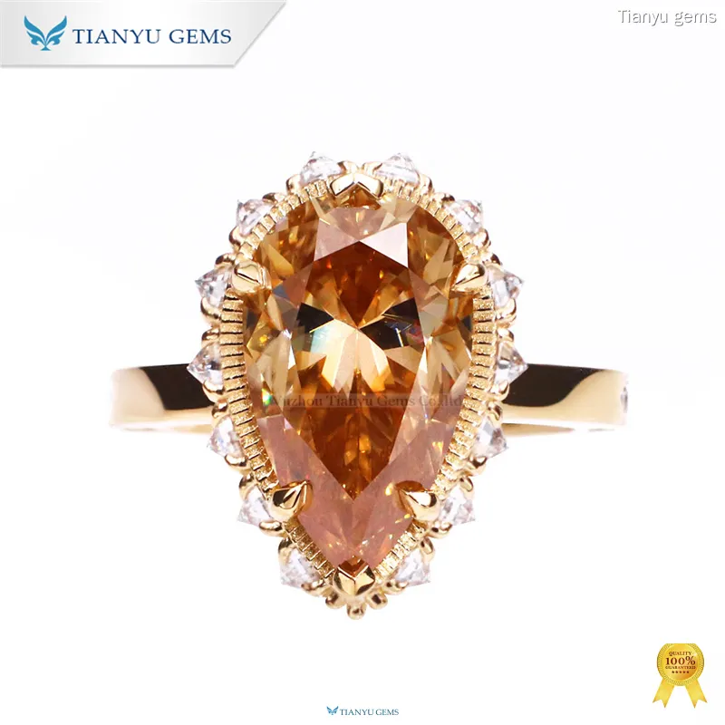 Tianyu gems | Wholesale laboratory created diamond rings Supply 1