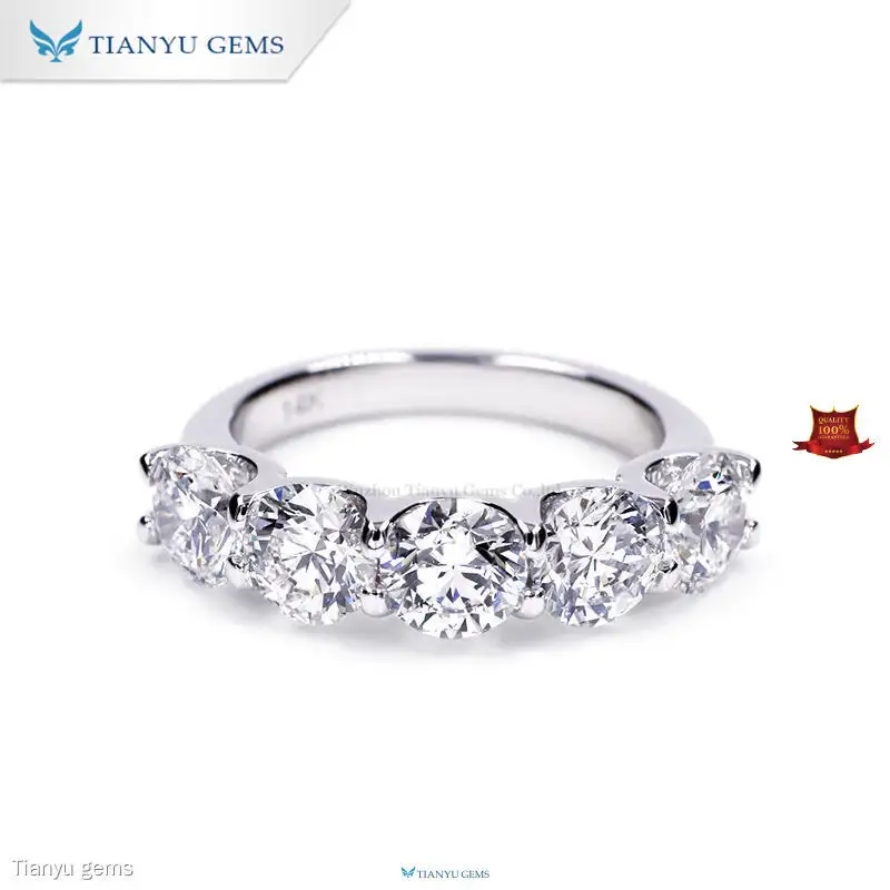 New diamond wedding bands Manufacturers | Tianyu gems1 1