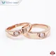 Custom couple wedding ring set gold Suppliers Manufacturer | Tianyu gems 1