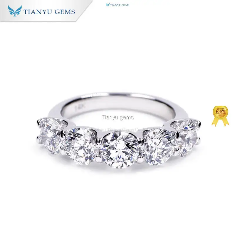 Best marriage rings for couples Factory | Tianyu gems 1