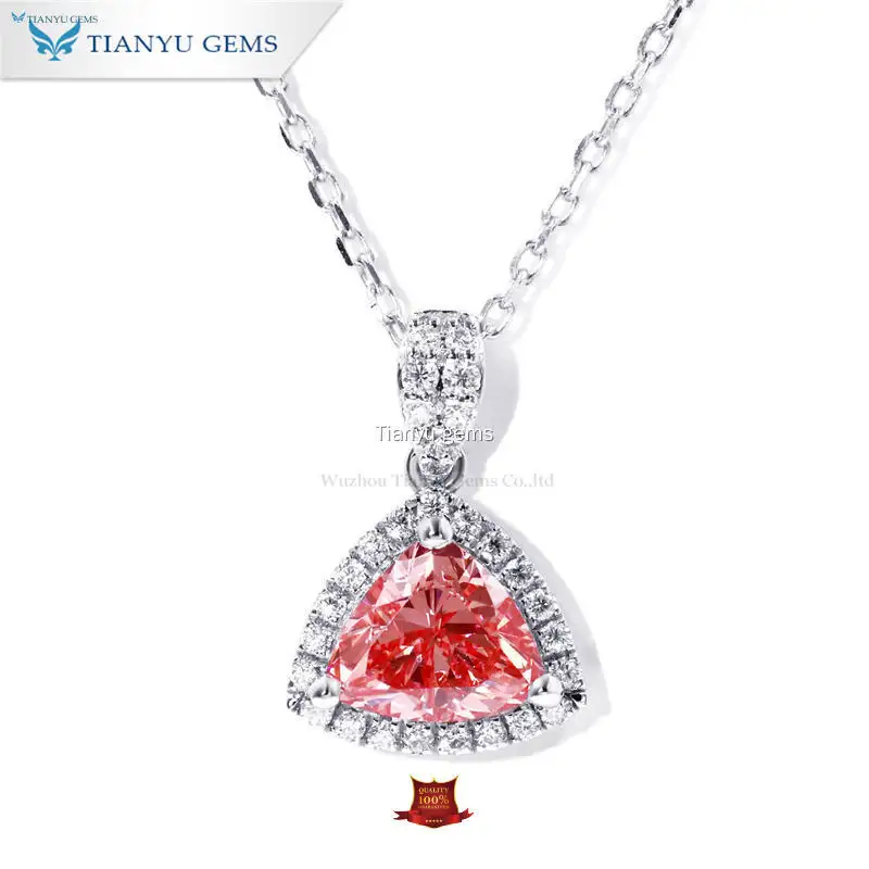 Tianyu gems | Wholesale lab grown diamond necklace Factory 1