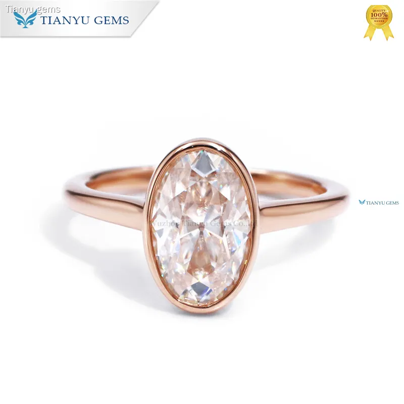 Tianyu gems | Best moissanite engagement rings for women Factory 1