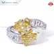 Tianyu gems | High-quality pear engagement ring with wedding band Supply 1
