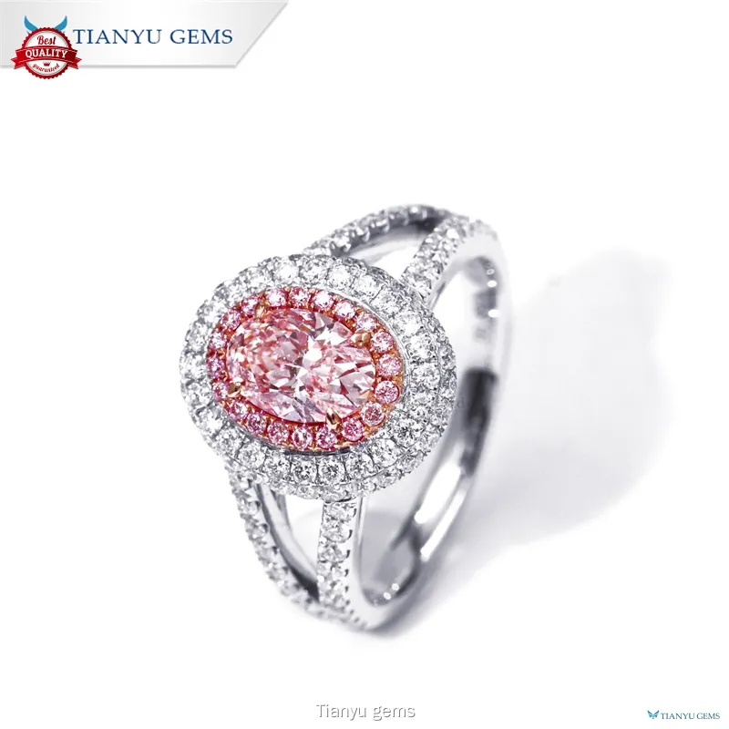 Custom lab diamond wedding rings Manufacturers Manufacturer | Tianyu gems 1
