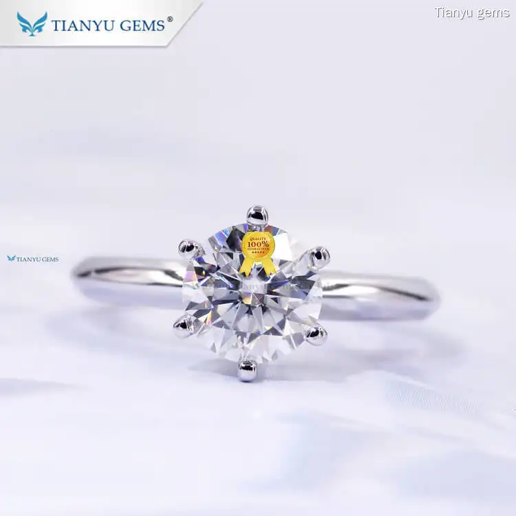 Custom 18k gold engagement ring Suppliers Manufacturer | Tianyu gems 1