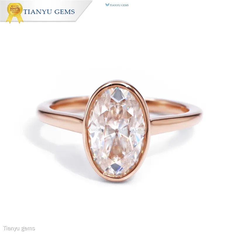Tianyu gems | New oval cut engagement rings Supply 1