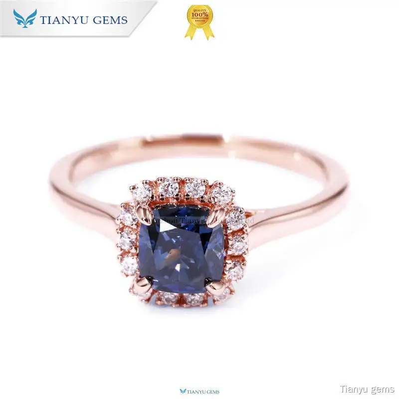 Custom lab diamond band ring Company Manufacturer | Tianyu gems 1