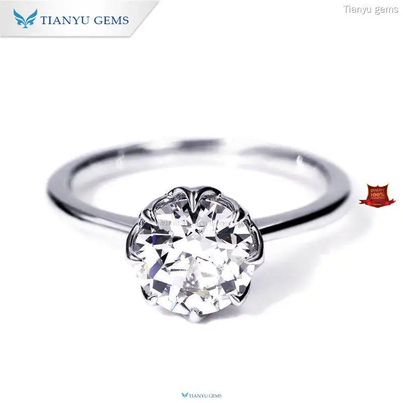 Custom men's lab diamond rings Factory Manufacturer | Tianyu gems 1