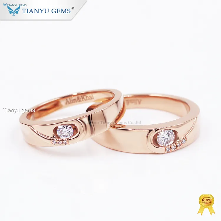 pure silver couple rings for engagement at Wholesale Prices | Tianyu gems1 1