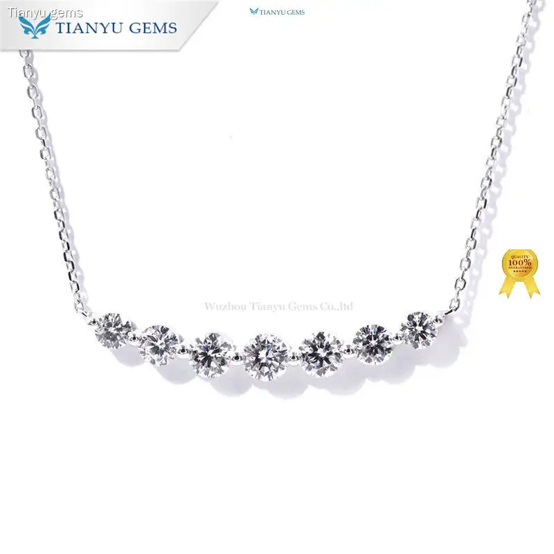 Custom lab diamond necklaces Suppliers | Tianyu gems 1