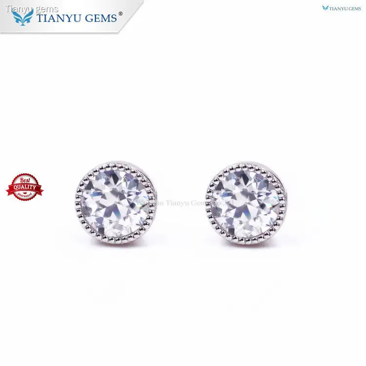 Best lab made diamond earrings Factory | Tianyu gems 1